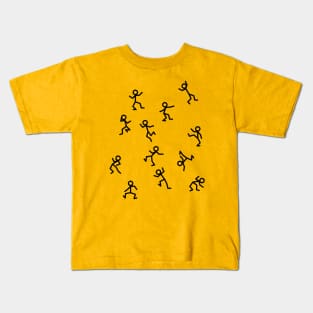 Dancing Stickmen Kids T-Shirt